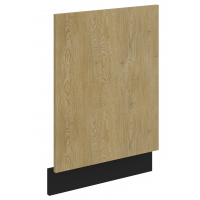 Front zmywarki 45 cm CREMA dąb cremona / czarny mat ZM 570 x 446